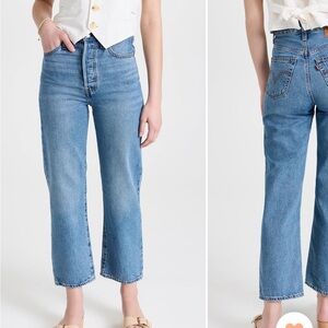 Levi’s Ribcage Straight Ankle Jean 25